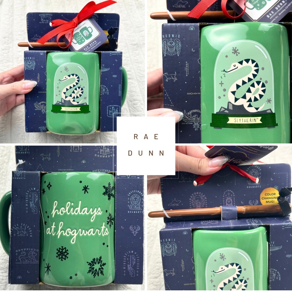 Rae Dunn Harry Potter Slytherin Mug
